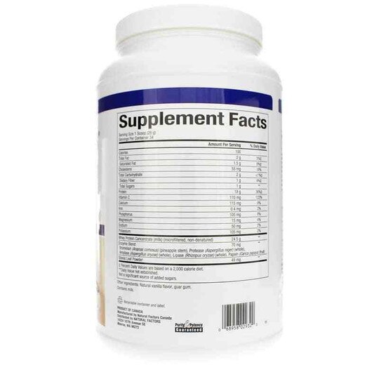 Whey Factors Natural Whey Protein, NF